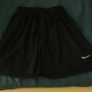 Blue nike shorts